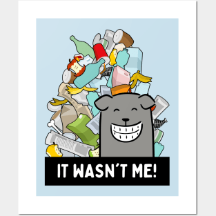 Dog says - It wasn't me! Posters and Art